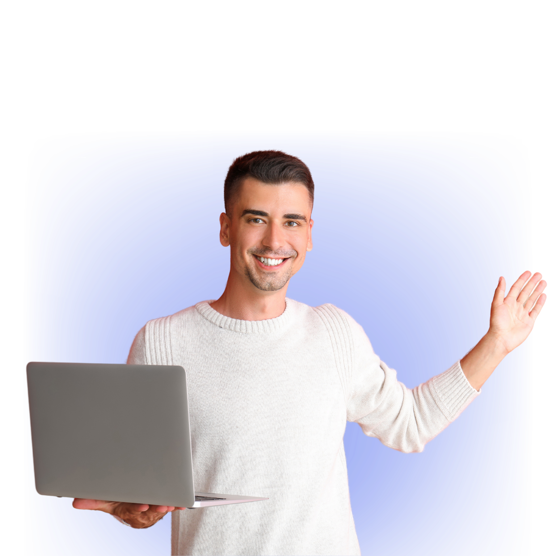 Profesionista firmando con LexSign